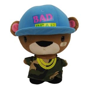 SEGA Plush Bad Bear Stuffed Toy Goldie 8" Prize Europe Hard to Find HTF